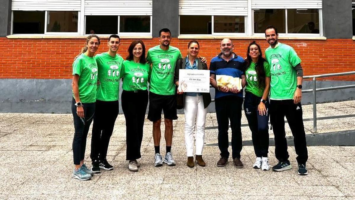 El instituto San Blas de Alicante recauda 4.335 euros en su carrera solidaria contra el cáncer