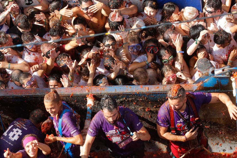 Tomatina de Buñol 2018.