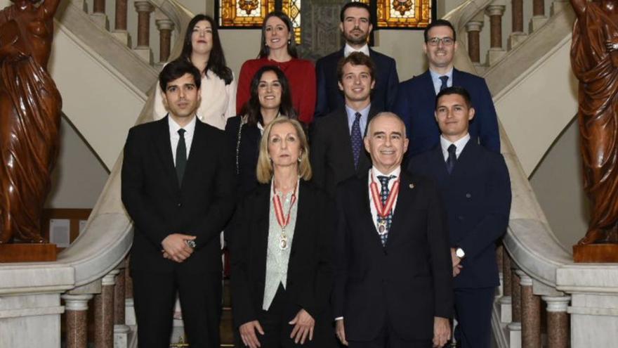 Toma de posesión de los nuevos notarios en el Colegio Notarial. | LOC