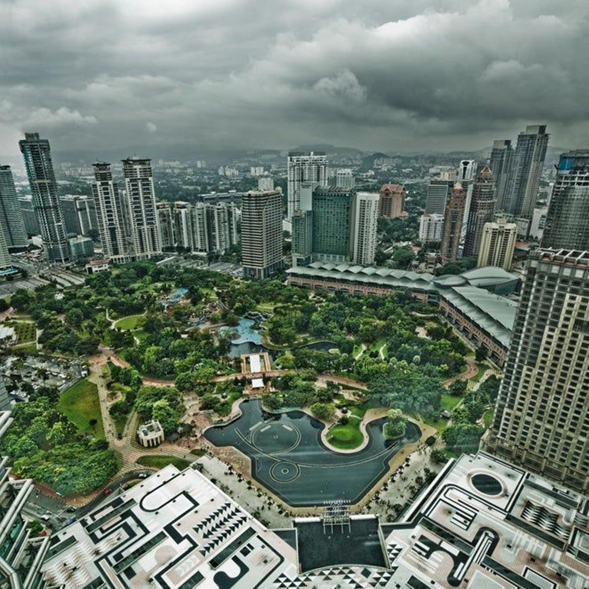 Kuala Lumpur desde el mirador de las Torres Petronas.