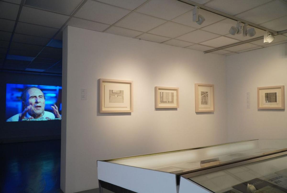 Un detalle de la exposición parisina dedicada al artista tinerfeño. | | EL DÍA