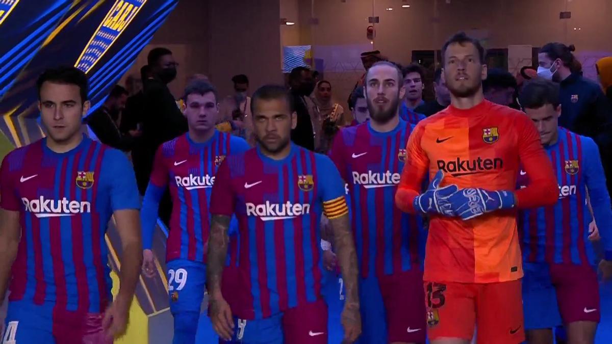 ¡Dani Alves en estado puro! Así han sido los primeros minutos de su 'redebut' con el Barça