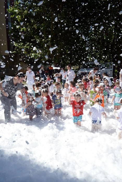 Nieve a las puertas del verano en la guardería