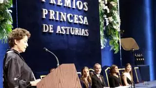 Ana Isabel Fernández, presidenta de la Fundación Princesa: «He disfrutado mucho estos premios y he sido más consciente de los detalles»