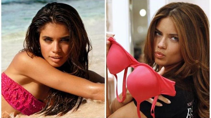 Sara Sampaio (izquierda) y Adriana Lima (derecha).