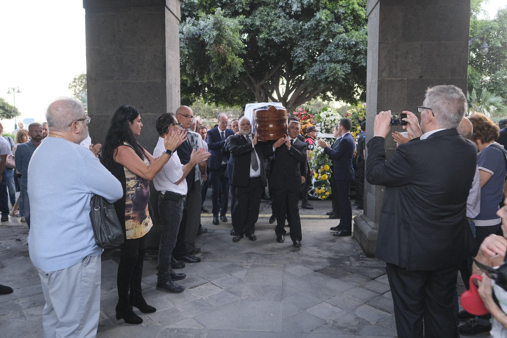 Entierro de Jerónimo Saavedra en el Cementero de Vegueta