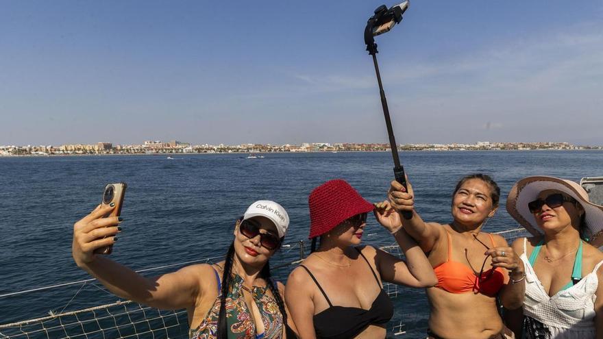 Un 'selfie lowcost' desde altamar en València