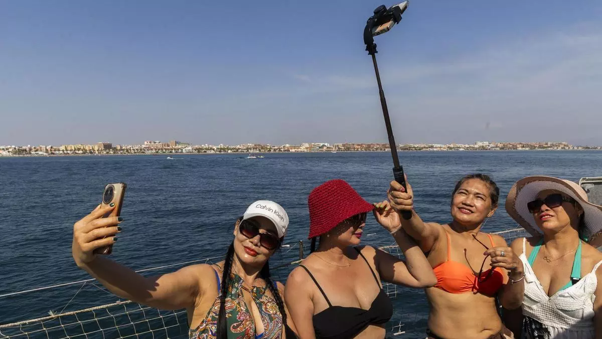 Un 'selfie lowcost' desde altamar en València