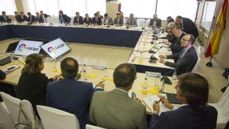 Imagen de la Asamblea General de la LFP celebrada en Villarreal.