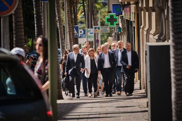 PSOE, NC, Podemos y ASG firman el pacto de Gobierno de Canarias