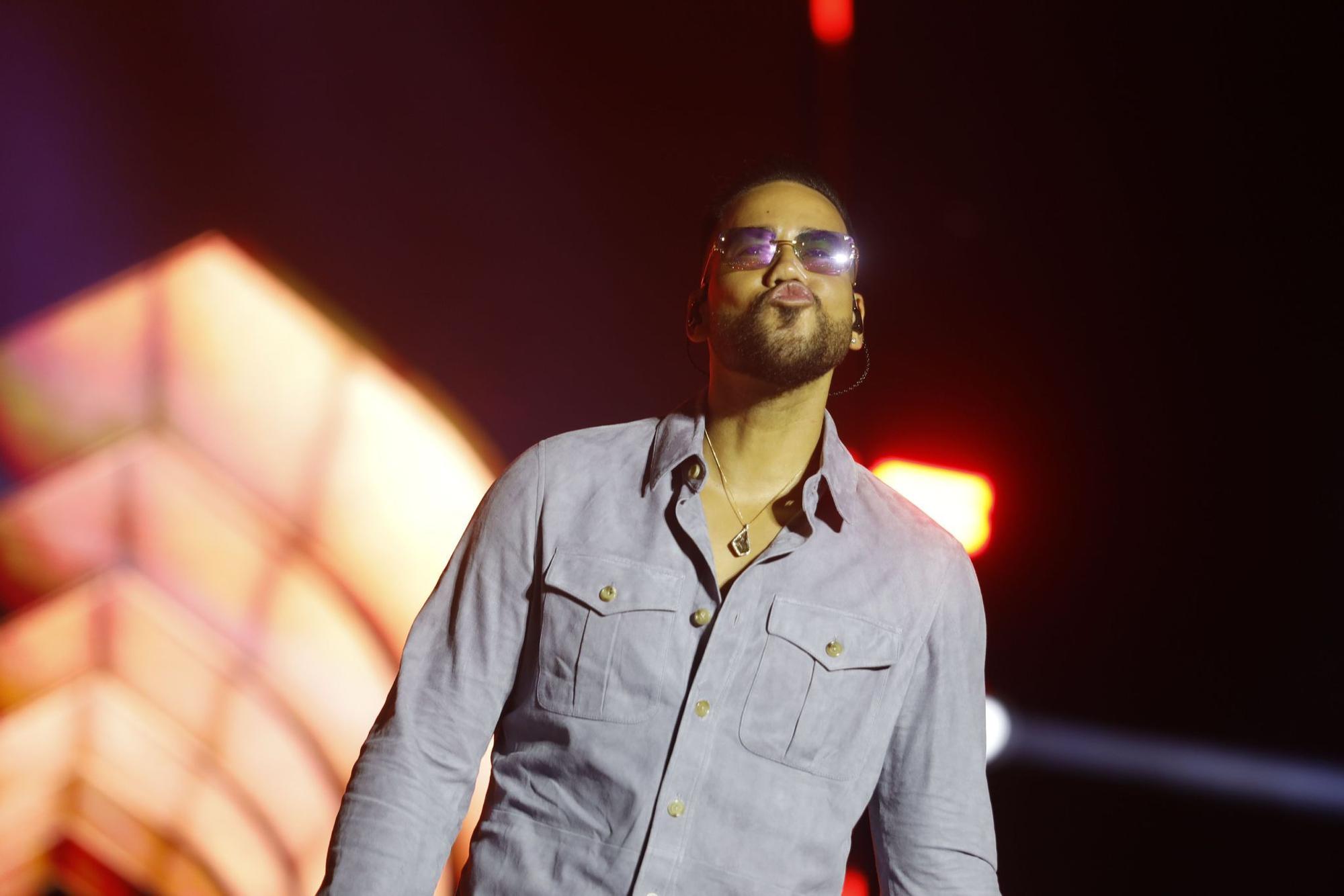 Concierto de Romeo Santos en la Feria de Zaragoza