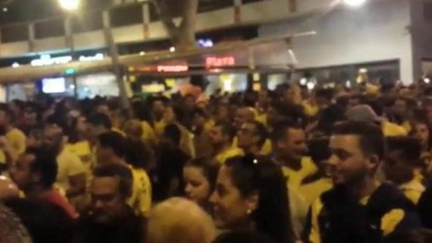 Ascenso a Primera de la UD: Celebración en la Plaza de la Victoria