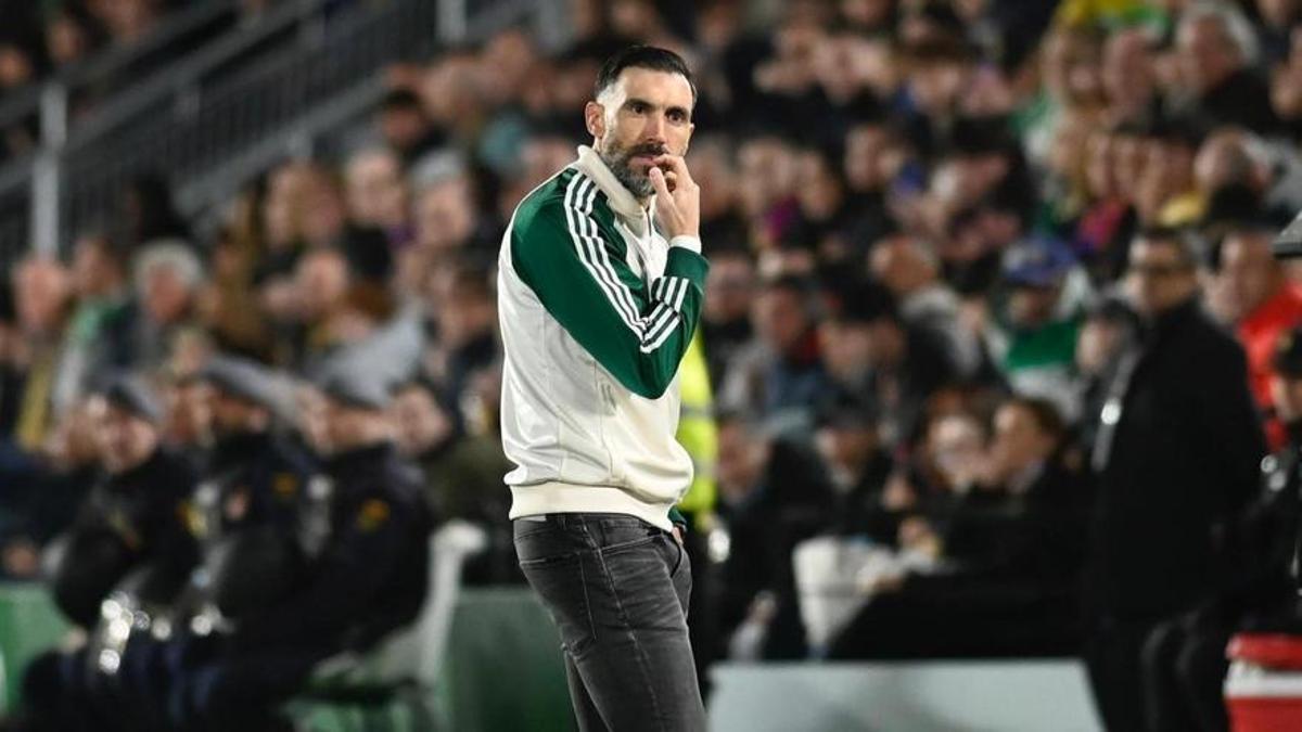Eder Sarabia, durante el partido en el Martínez Valero.