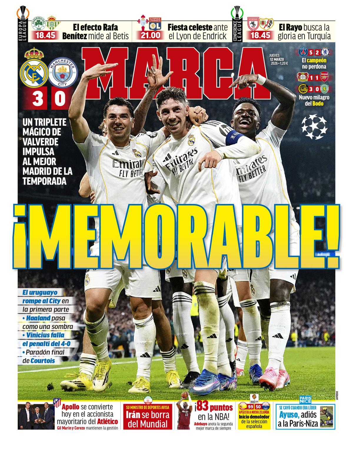 Las portadas de la prensa deportiva de hoy