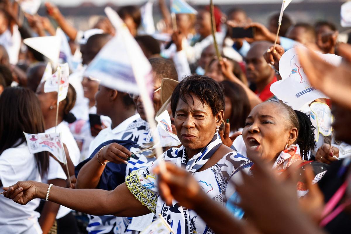 La visita del papa Francisco en el Congo