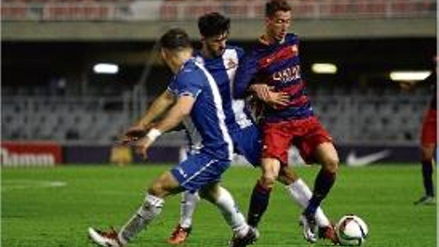 Juan Cámara, autor de l&#039;únic gol del partit, en una acció.