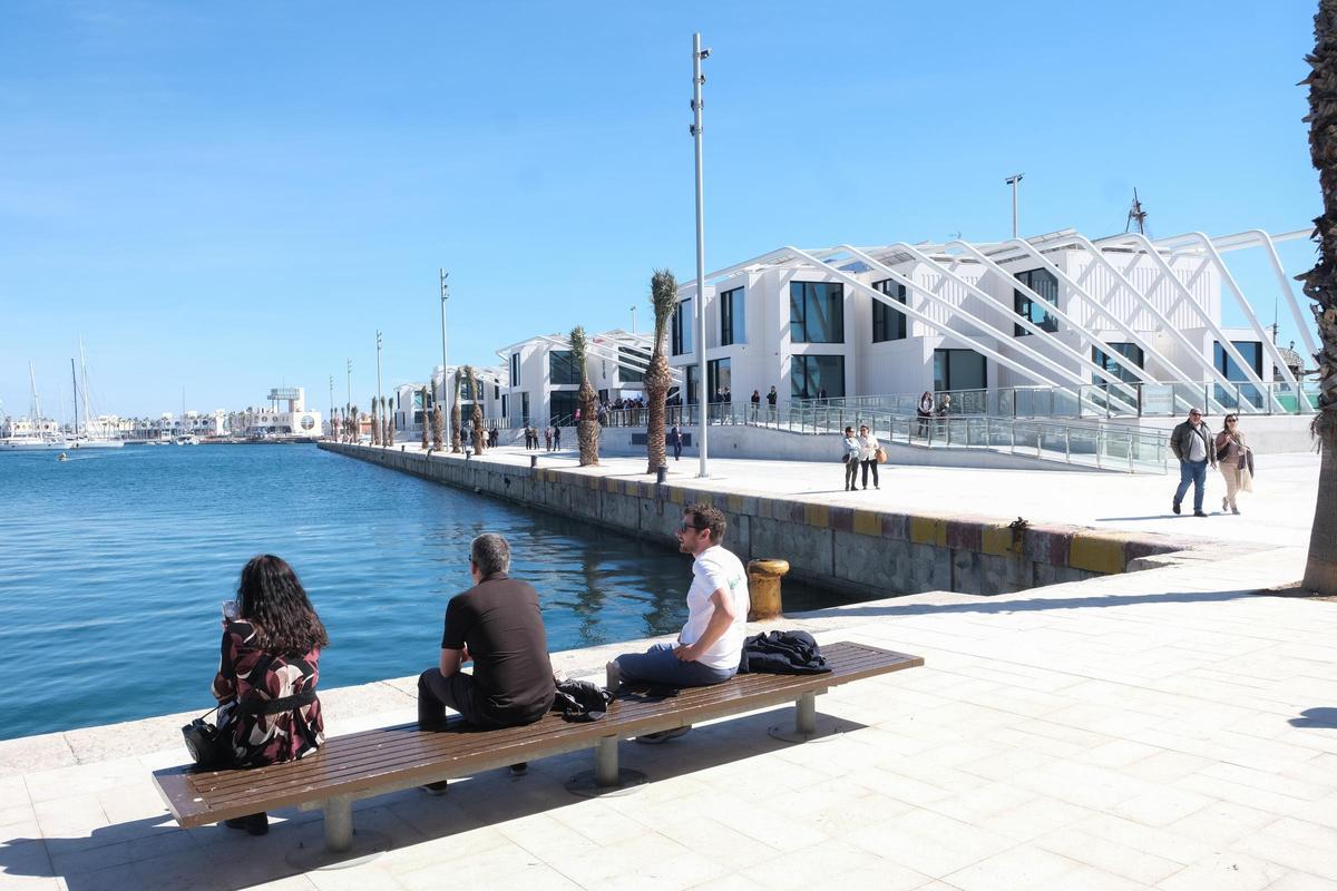 El edificio de Distrito Digital en el Puerto de Alicante.