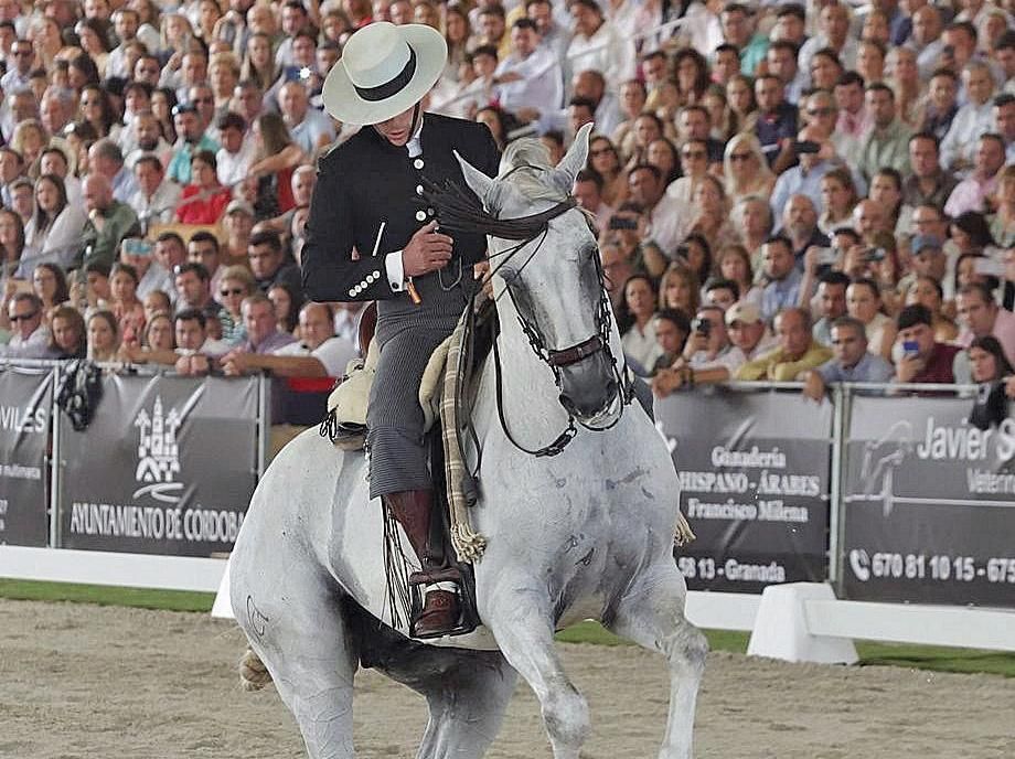 Luis Benítez, durante el campeonato.