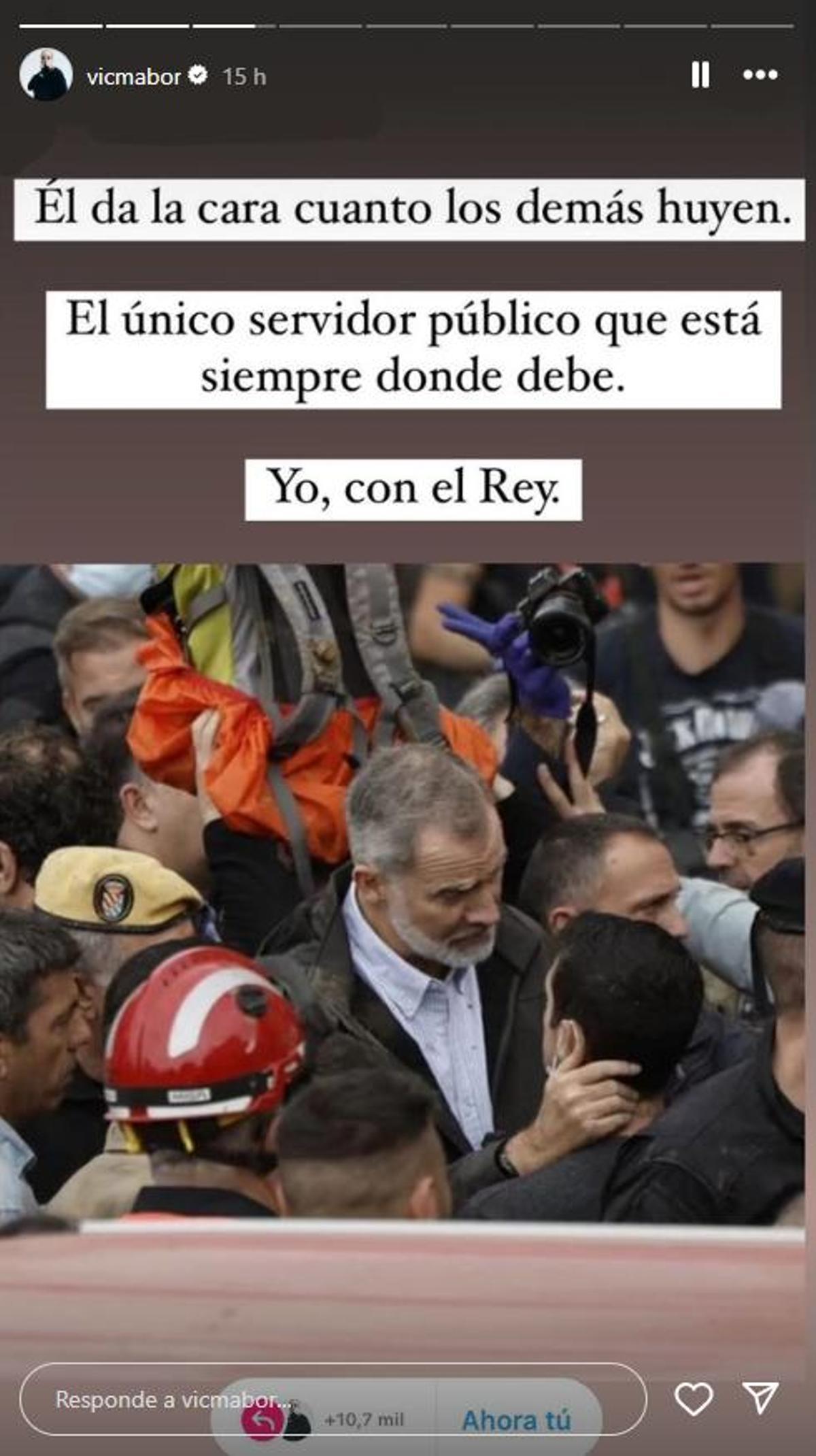 Víctoria Federica se pronuncia tras lo ocurrido con el rey Felipe VI en Paiporta