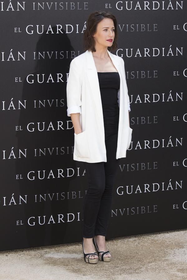 La actriz Marta Etura en el evento del fin de rodaje de "El Guardián invisible"