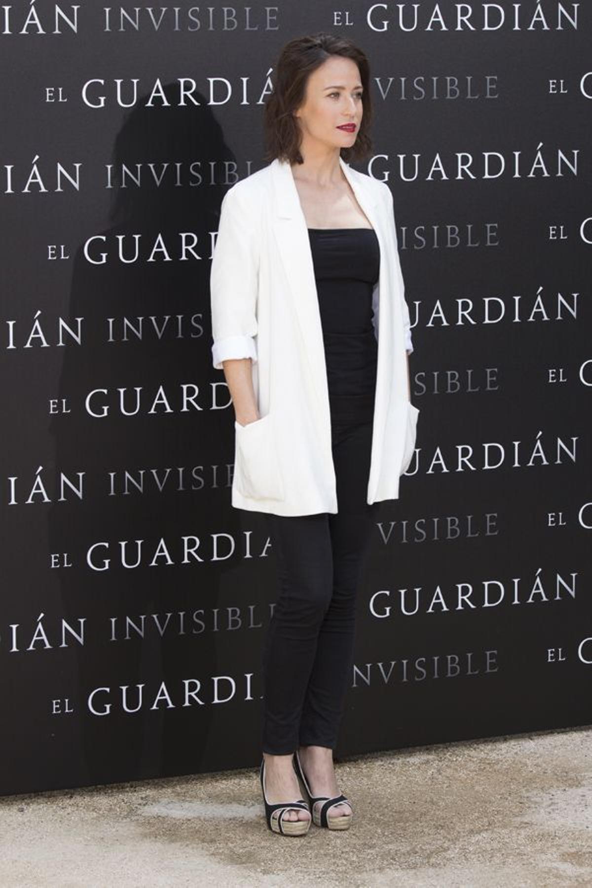 La actriz Marta Etura en el evento del fin de rodaje de &quot;El Guardián invisible&quot;