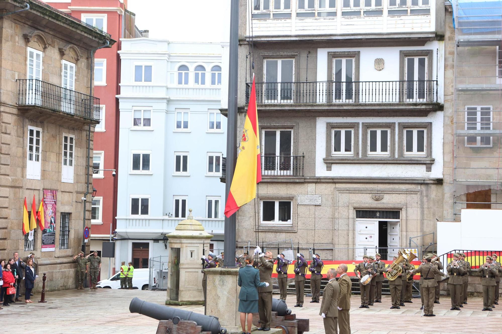 Actos en A Coruña por el 10º aniversario de Felipe VI como rey de España