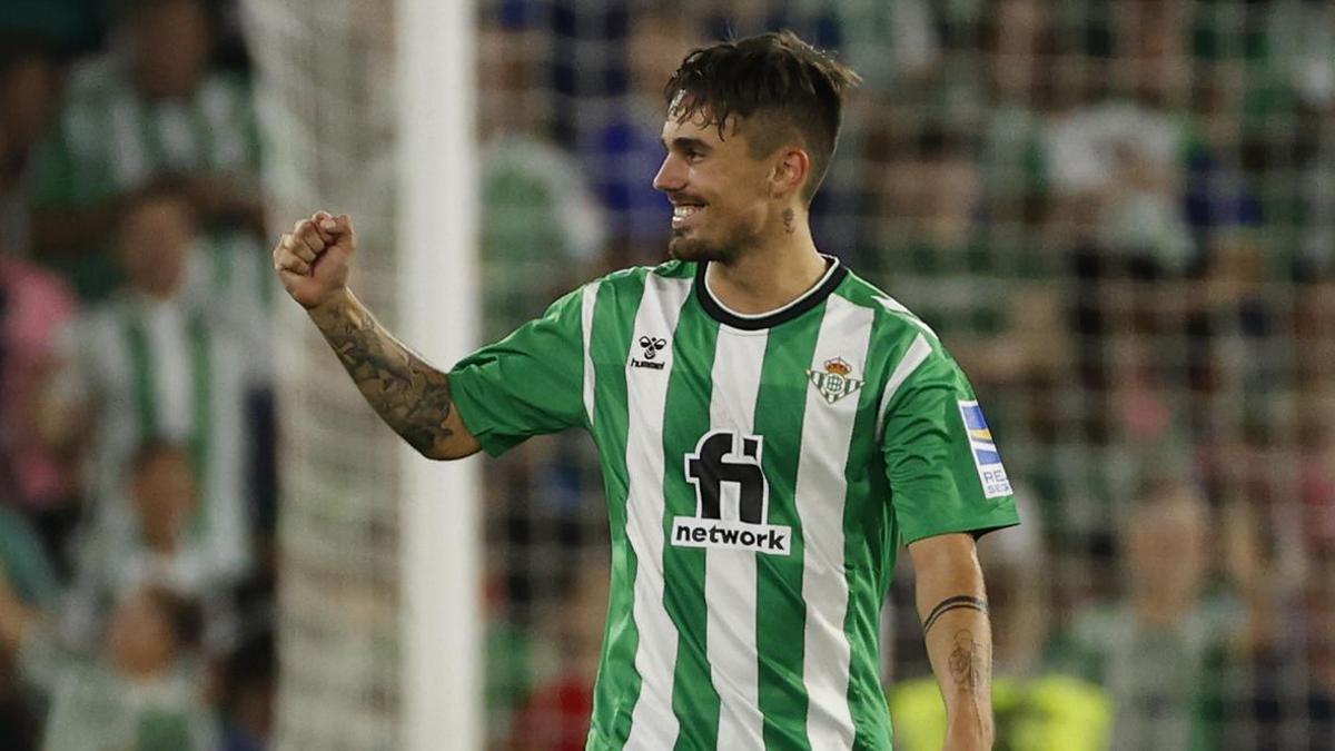 Rodri Sánchez, futbolista del Real Betis Balompié