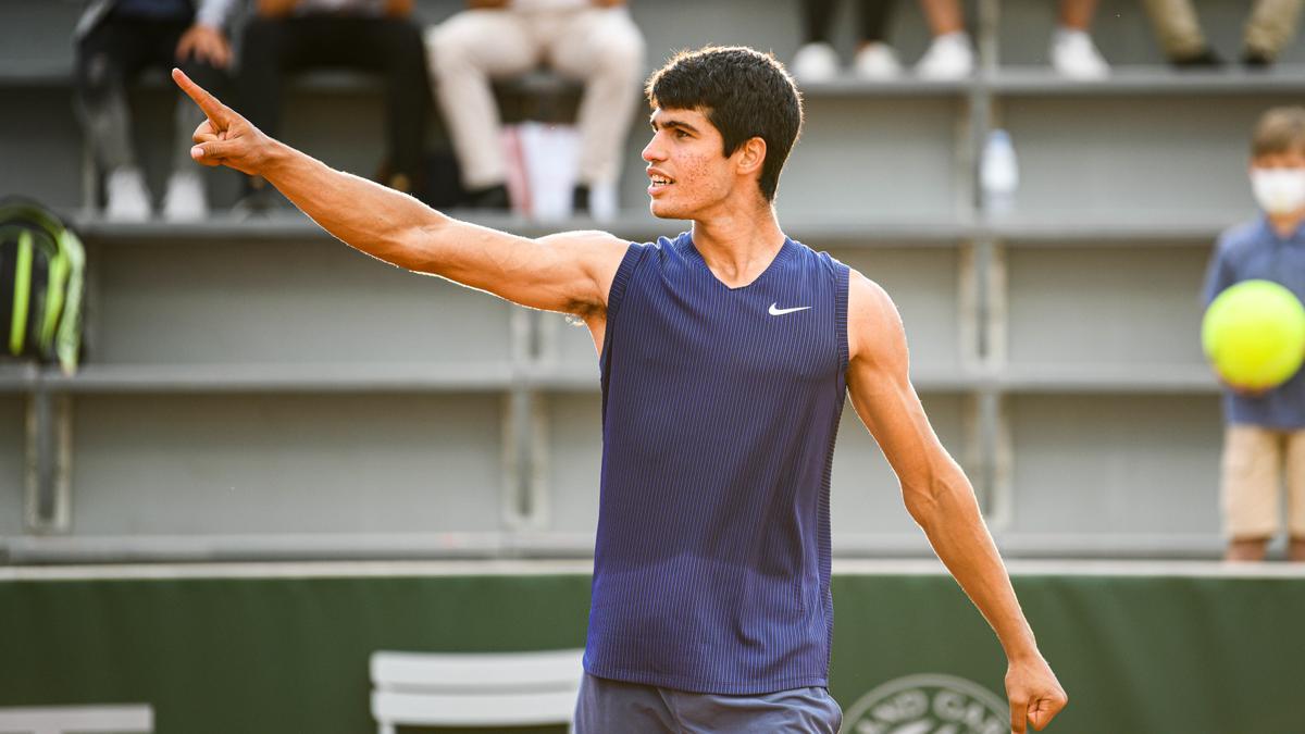 El tennista Carlos Alcaraz