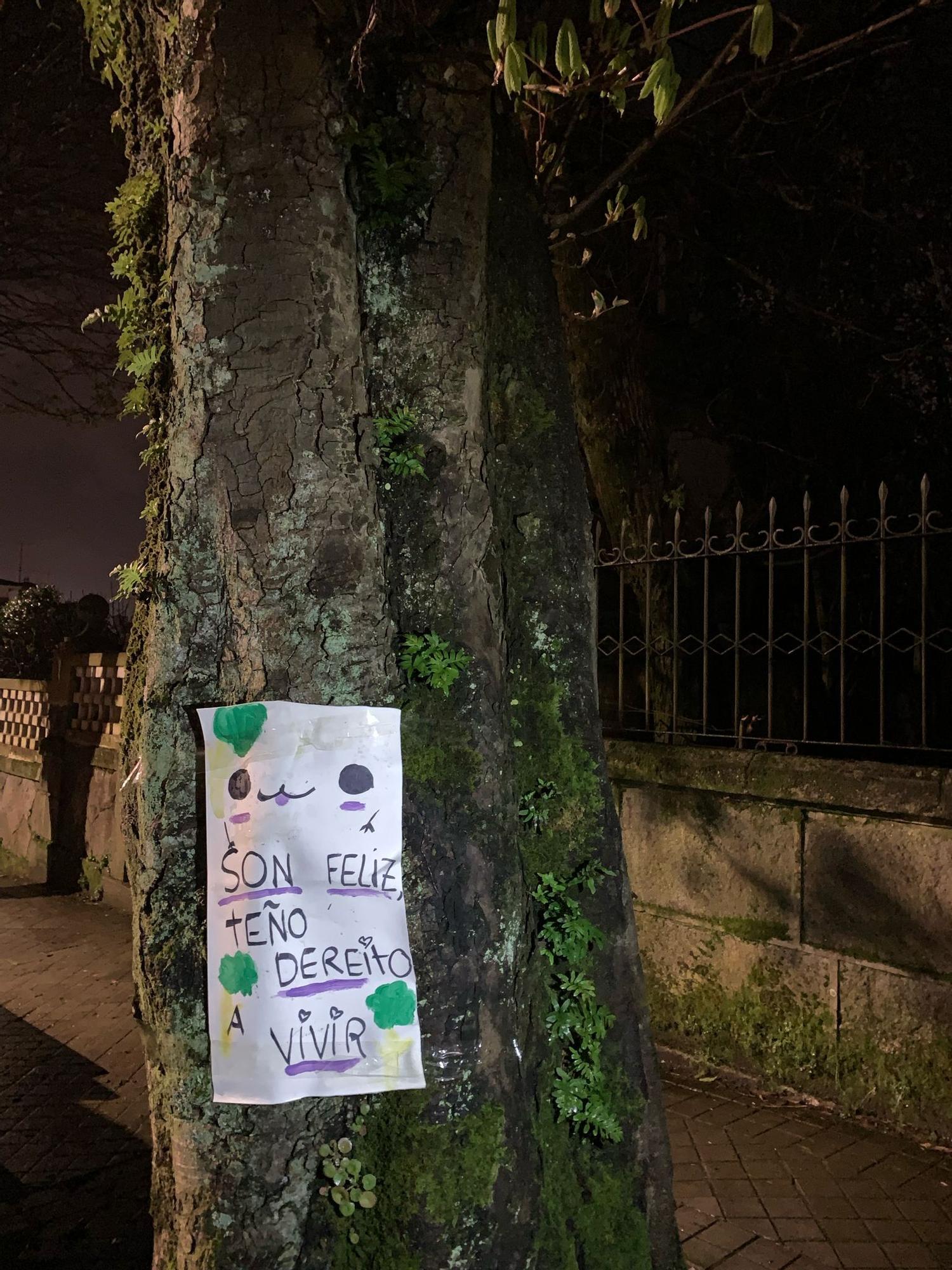 "¡Viva Vigo con árbores!": campaña vecinal contra las talas