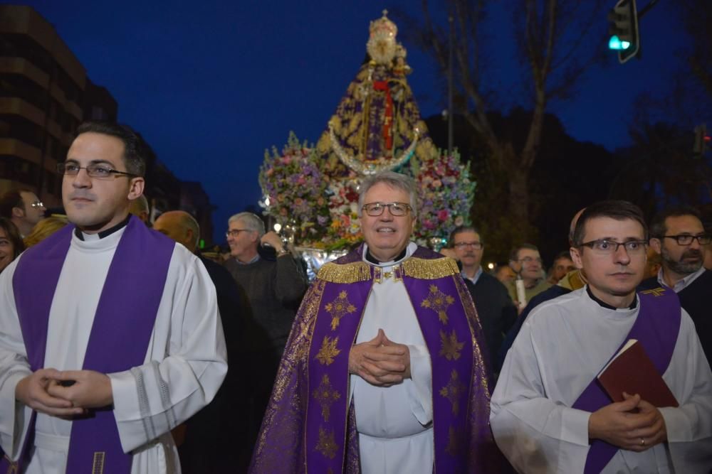 La Fuensanta llega a la Catedral