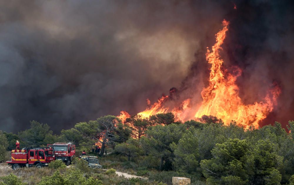 Incendio en Jávea