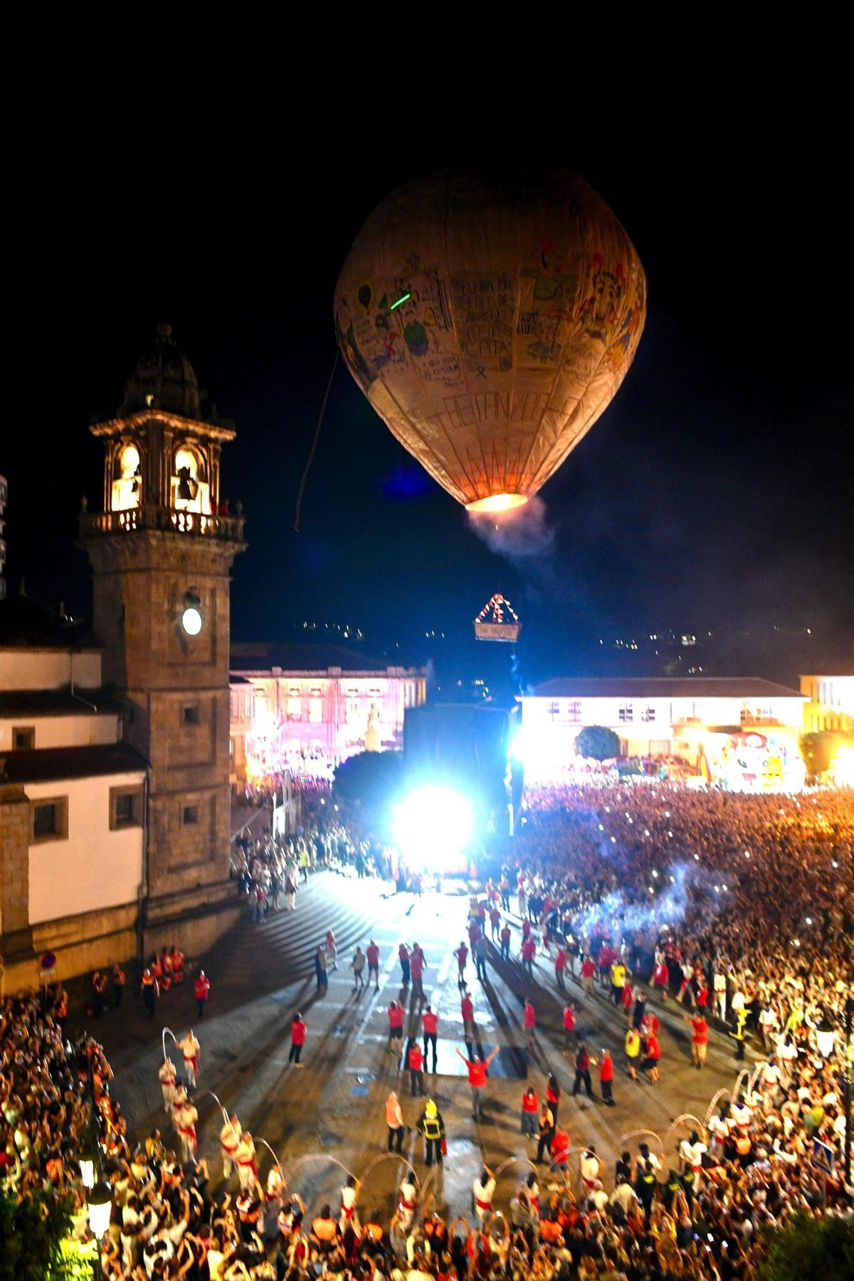 Betanzos se rinde a su globo Betanzos se rinde a su globo