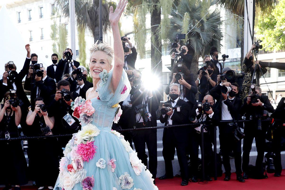 Sharon Stone en el Festival de Cannes 2021