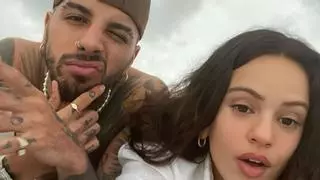 Rosalía y Rauw Alejandro, juntos y enamorados en una fiesta en la Sala Apolo de Barcelona