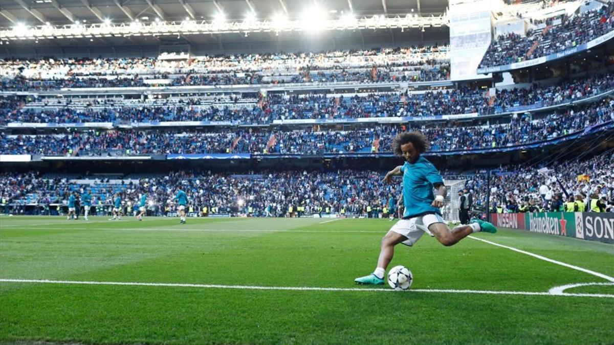 Marcelo, en el Bernabéu