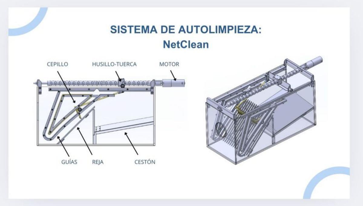 Corte del sistema que autolimpiará las fosas sépticas del rural.