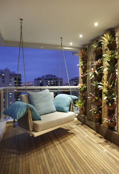 Ideas para un jardín vertical, en una terraza.