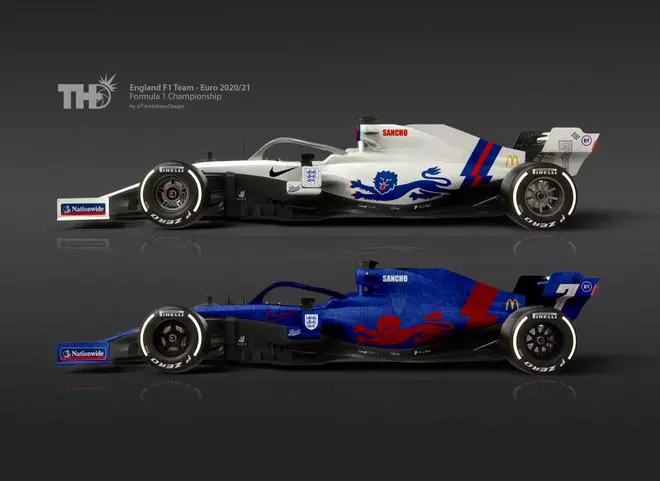 Los curiosos diseños de los F1 según las selecciones de la Eurocopa