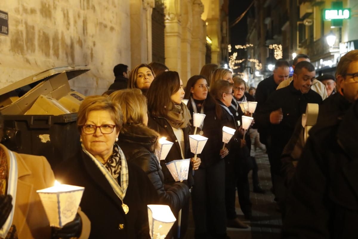 Procesión del farolet de las Purisimeras de Vila-real