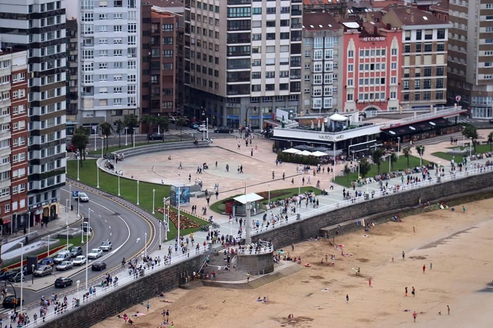 Gijón desde el aire