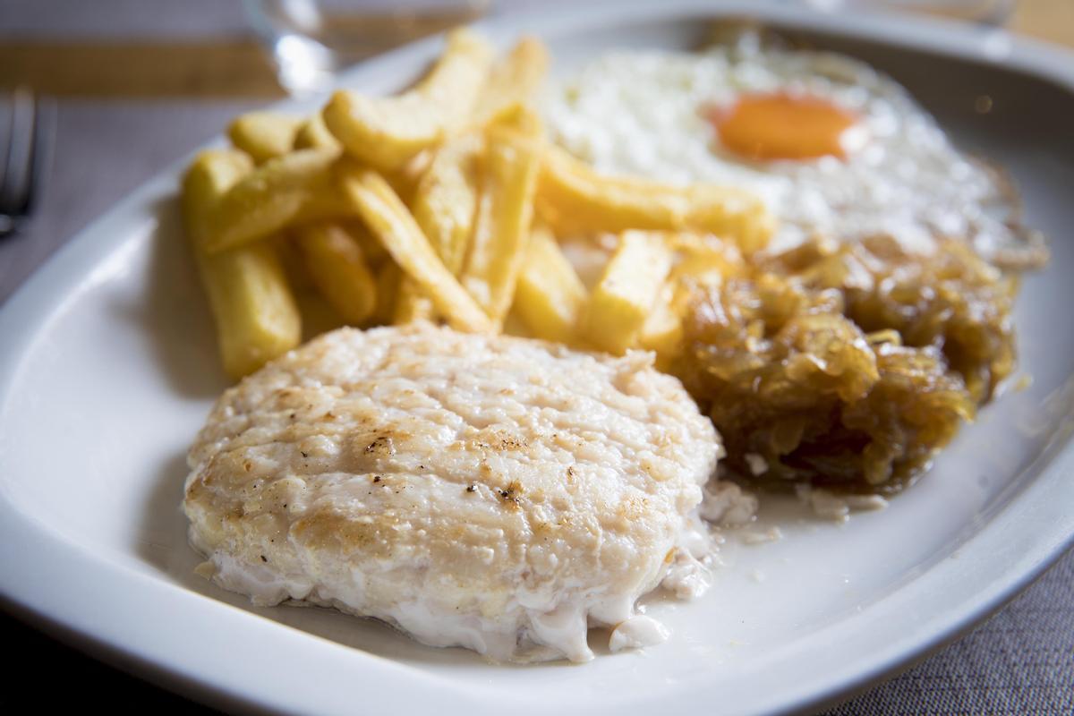 Hamburguesa de cocodrilo de Sanabres.