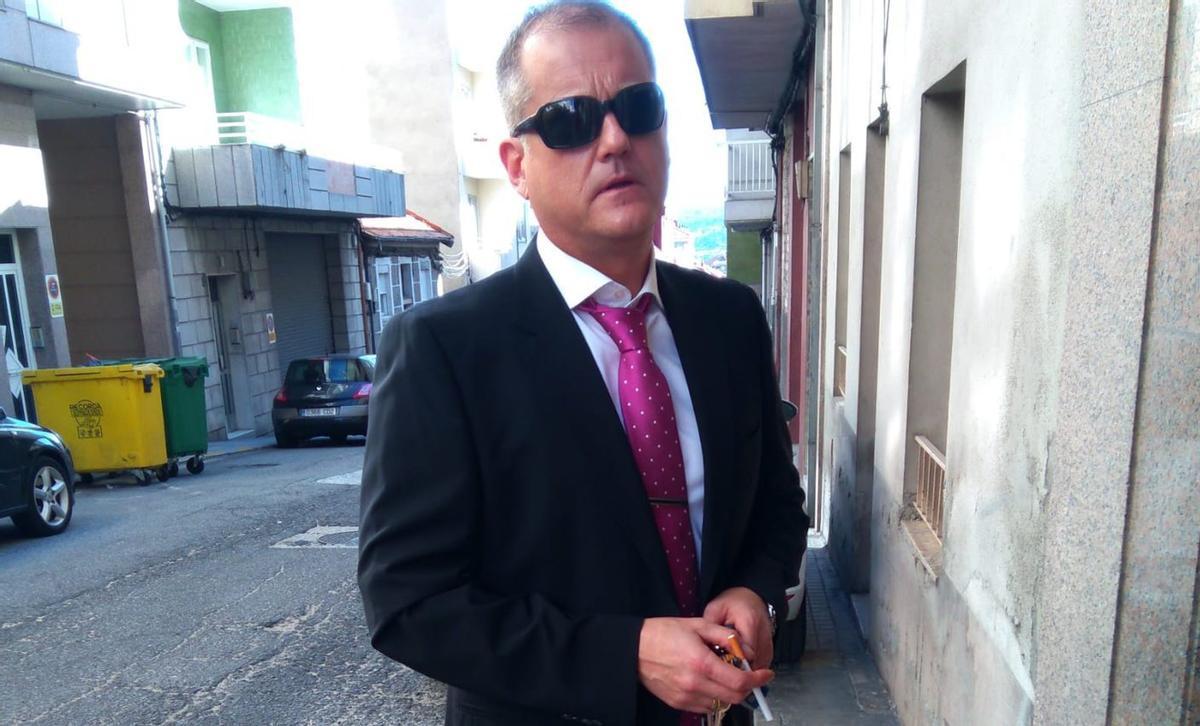 Xabier Rodríguez es vecino de Cangas y trabaja en Renfe.