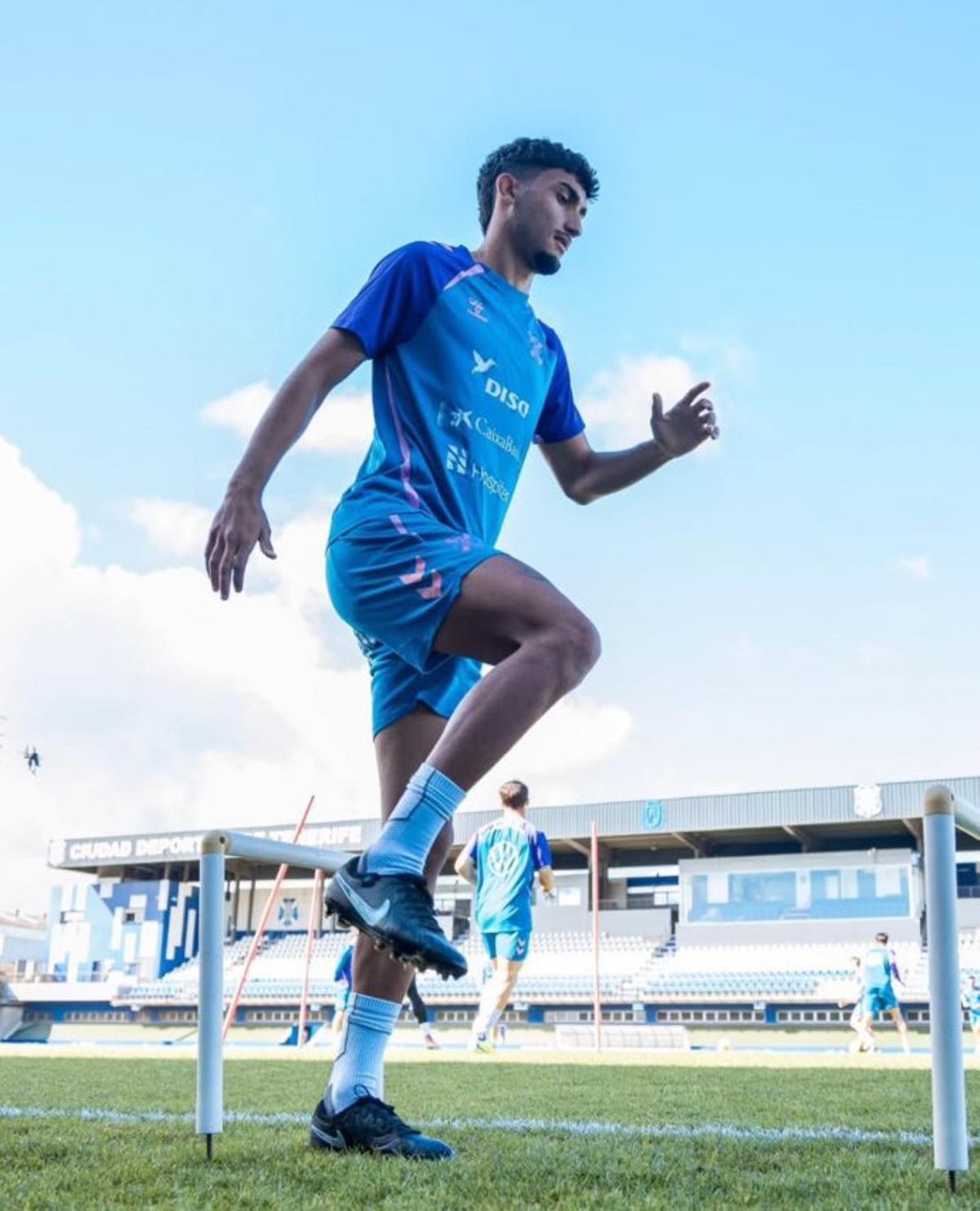 Alberto Ulloa, durante un entrenamiento.