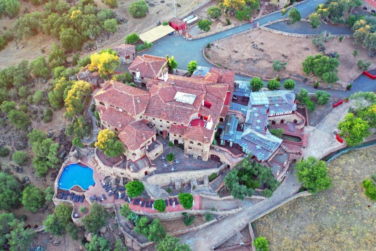 Imagen aérea del hotel