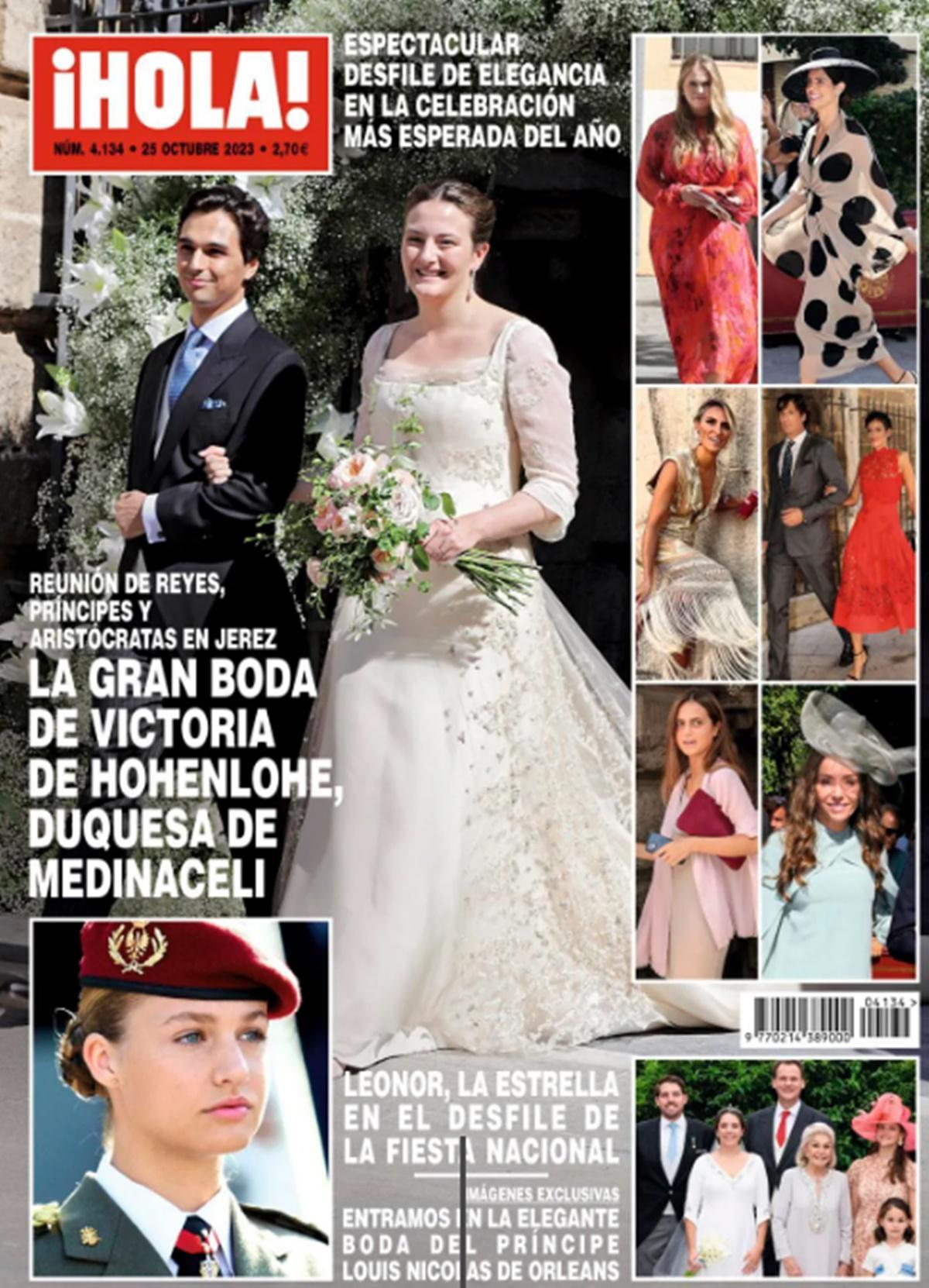 Portada de la revista HOLA del 18 de octubre de 2023