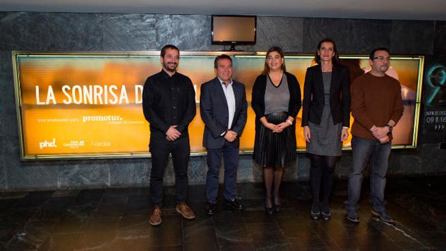 Momento de la presentación del documental &#039;La sonrisa del sol&#039;.