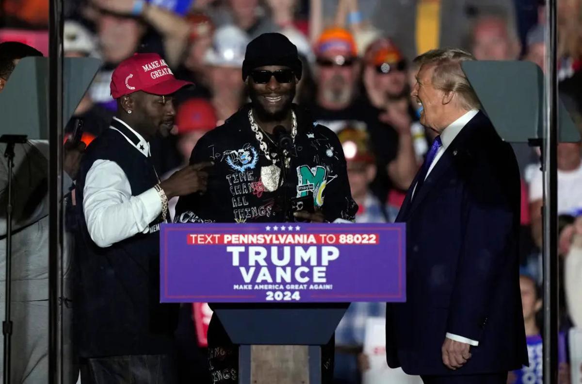 Antonio Browm y Le'Veon Bell fueron los grandes apoyos de la NFL para Donald Trump.