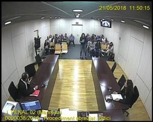  Declaración final en el juicio a Montse Venturós en los juzgados de Manresa.