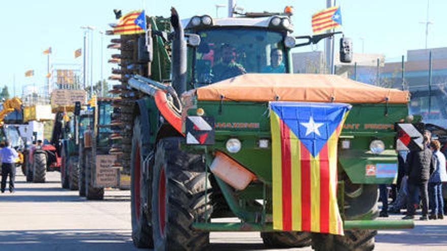 Tractorada contra la sentència de l&#039;1-O.