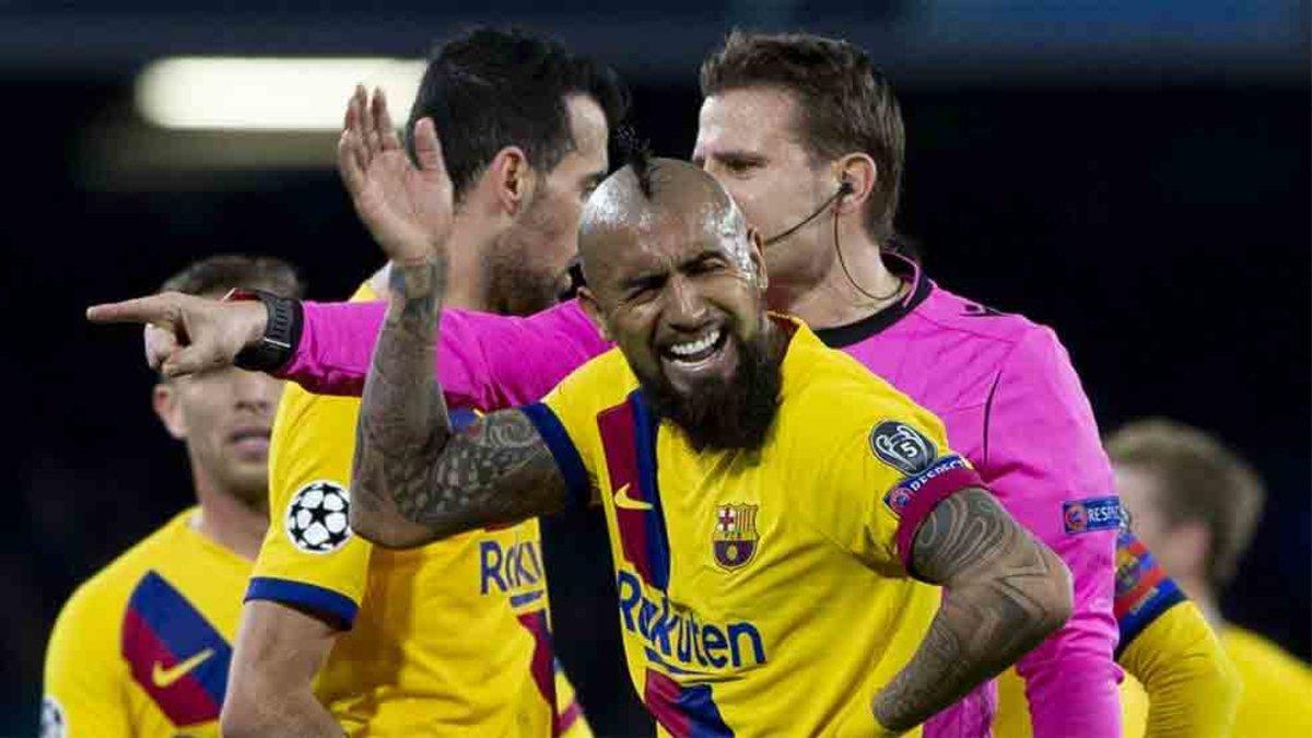 Arturo Vidal fue expulsado